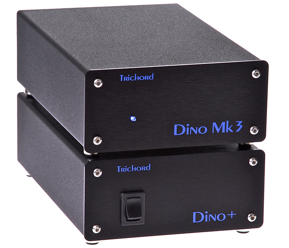 Trichord Research Dino Mk3 phono amplifier with Dino+ PSU